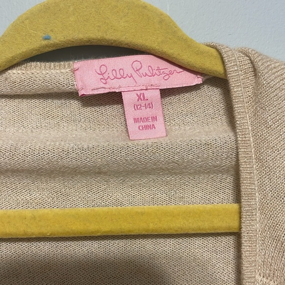 Lilly Pulitzer Girl’s Sweater XL (12-14) - Picture 2 of 3